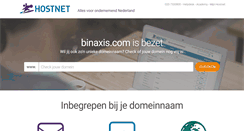 Desktop Screenshot of binaxis.com